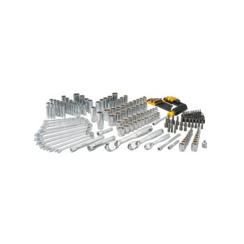 DEWALT Szerszámkészlet 205 részes metrikus/colos, rövid/hosszú 1/4'' + 3/8'' + 1/2''