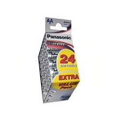 PANASONIC AA/ceruza tartós alkáli elem 1,5 V (24 db) PANASONIC AA/ceruza tartós alkáli elem 1,5 V (24 db)