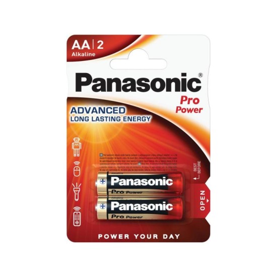 PANASONIC AA/ceruza szuper tartós alkáli elem 1,5 V (2 db)