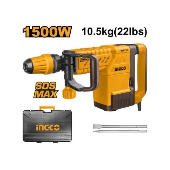 INGCO Bontókalapács 6-25 J 1500 W SDS-Max