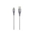 SKROSS Steel Line USB töltő és adat kábel 2 m (lightning)