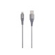 SKROSS Steel Line USB töltő és adat kábel 2 m (lightning)