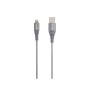 SKROSS Steel Line USB töltő és adat kábel 2 m (lightning)