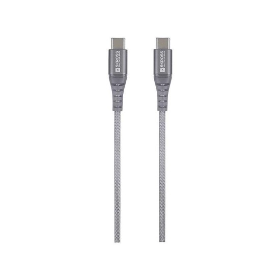 SKROSS Steel Line USB-C töltő és adat kábel 2 m (USB-C) SKROSS Steel Line USB-C töltő és adat kábel 2 m (USB-C)