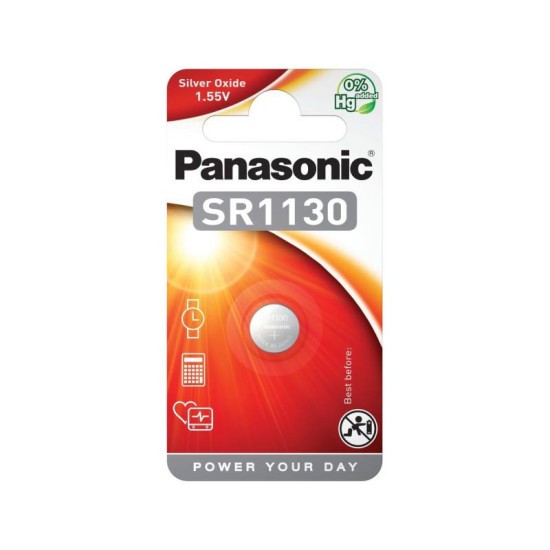 PANASONIC SR1130 ezüstoxid gombelem 1,55 V