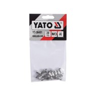 YATO Alumínium szegecsanya M3 (20 db) YATO Alumínium szegecsanya M3 (20 db)