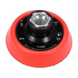 YATO Tépőzáras gumitányér 75 mm M14 YATO Tépőzáras gumitányér 75 mm M14