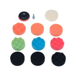 YATO Tépőzáras polírozókorong készlet 12 részes 80 mm M14 YATO Tépőzáras polírozókorong készlet 12 részes 80 mm M14