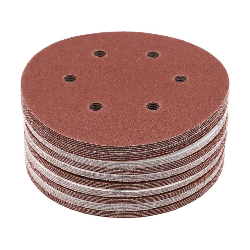 YATO Tépőzáras fíbertárcsa 150 mm / P80 6 lyukas (50 db)