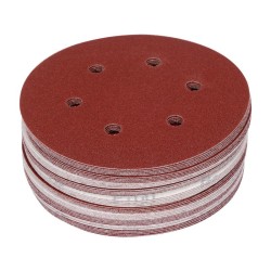 YATO Tépőzáras fíbertárcsa 150 mm / P100 6 lyukas (50 db) YATO Tépőzáras fíbertárcsa 150 mm / P100 6 lyukas (50 db)