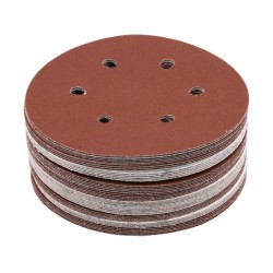 YATO Tépőzáras fíbertárcsa 150 mm / P120 6 lyukas (50 db) YATO Tépőzáras fíbertárcsa 150 mm / P120 6 lyukas (50 db)