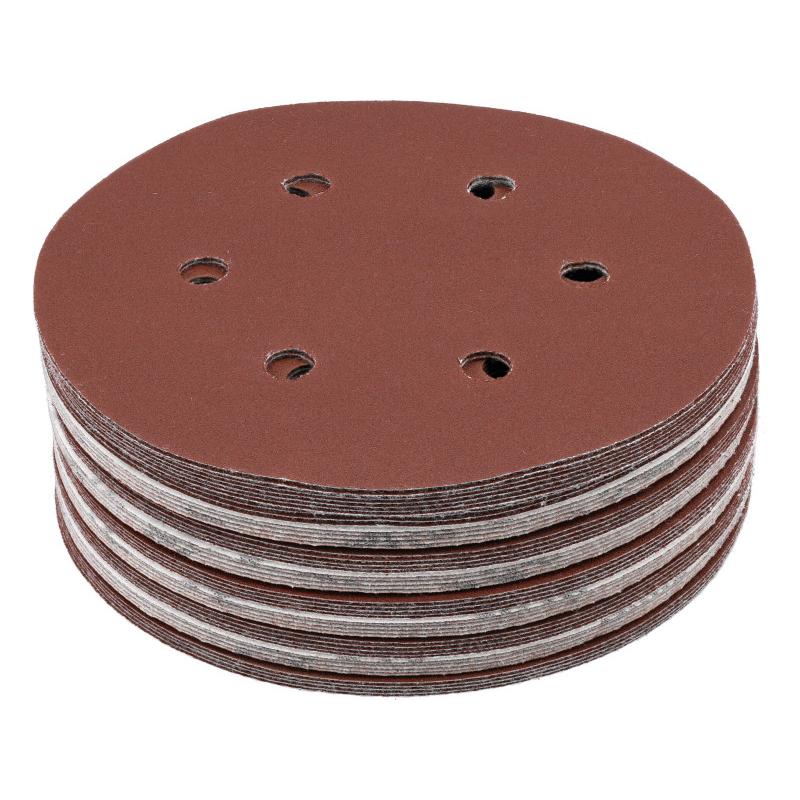 YATO Tépőzáras fíbertárcsa 150 mm / P220 6 lyukas (50 db)