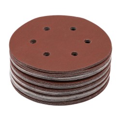 YATO Tépőzáras fíbertárcsa 150 mm / P240 6 lyukas (50 db) YATO Tépőzáras fíbertárcsa 150 mm / P240 6 lyukas (50 db)