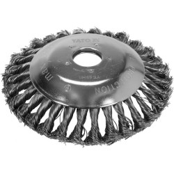 YATO Döntött sodrott körkefe 150 x 25,4 mm fűkaszához, fűszegélyvágóhoz YATO Döntött sodrott körkefe 150 x 25,4 mm fűkaszához, fűszegélyvágóhoz