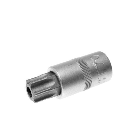 Biztonsági, lyukas torx dugókulcsfej, T70, 1/2" (BGS-4377)