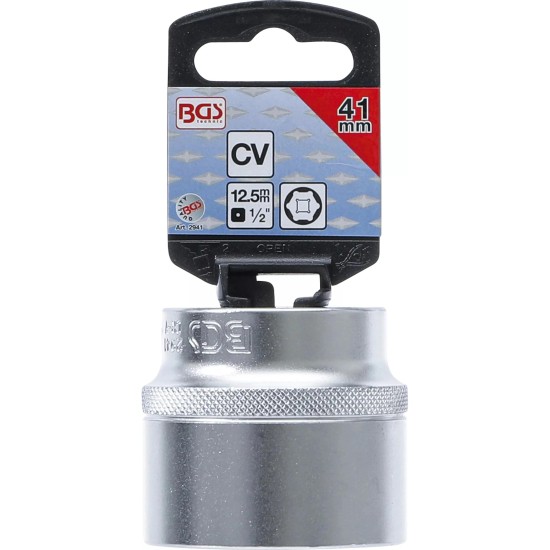 Dugókulcs - crowafej 1/2'' 6 lap normál 41 mm BGS