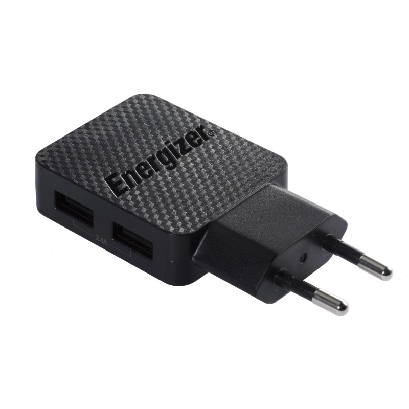 Hálózati USB töltő adapter 230V - 5V 2.4A + USB C + Micro kábelek