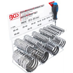 Bilincs készlet 111 db-os + ajándék bilncs csavarhúzó - rozsdamentes - BGS Bilincs készlet 111 db-os + ajándék bilncs csavarhúzó - rozsdamentes - BGS