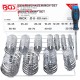 Bilincs készlet 111 db-os + ajándék bilncs csavarhúzó - rozsdamentes - BGS Bilincs készlet 111 db-os + ajándék bilncs csavarhúzó - rozsdamentes - BGS