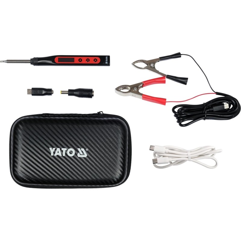Forrasztópáka készlet USB-C tápcsatlakozással 90 - 480 °C - Yato