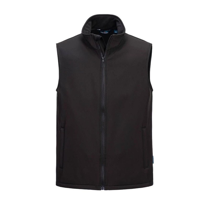 Mellény Softshell fekete XXXL GILET - Portwest
