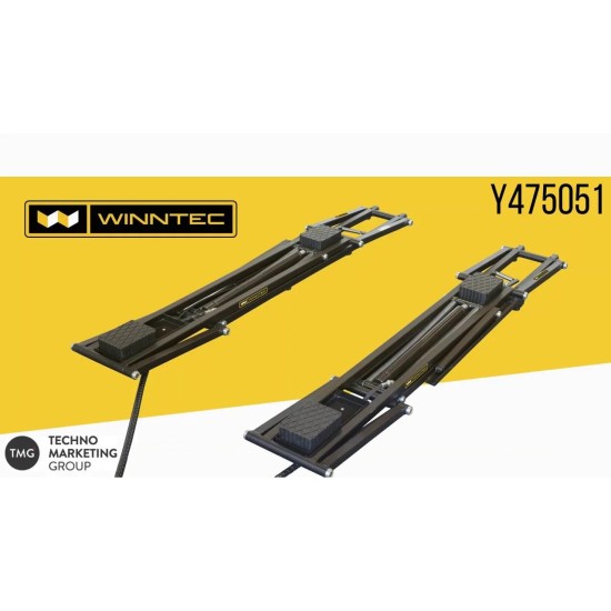 Emelő gépkocsi mobil dupla ollós 2,5 tonnás 85-455 mm Winntec IN-SYNC2 Emelő gépkocsi mobil dupla ollós 2,5 tonnás 85-455 mm Winntec IN-SYNC2