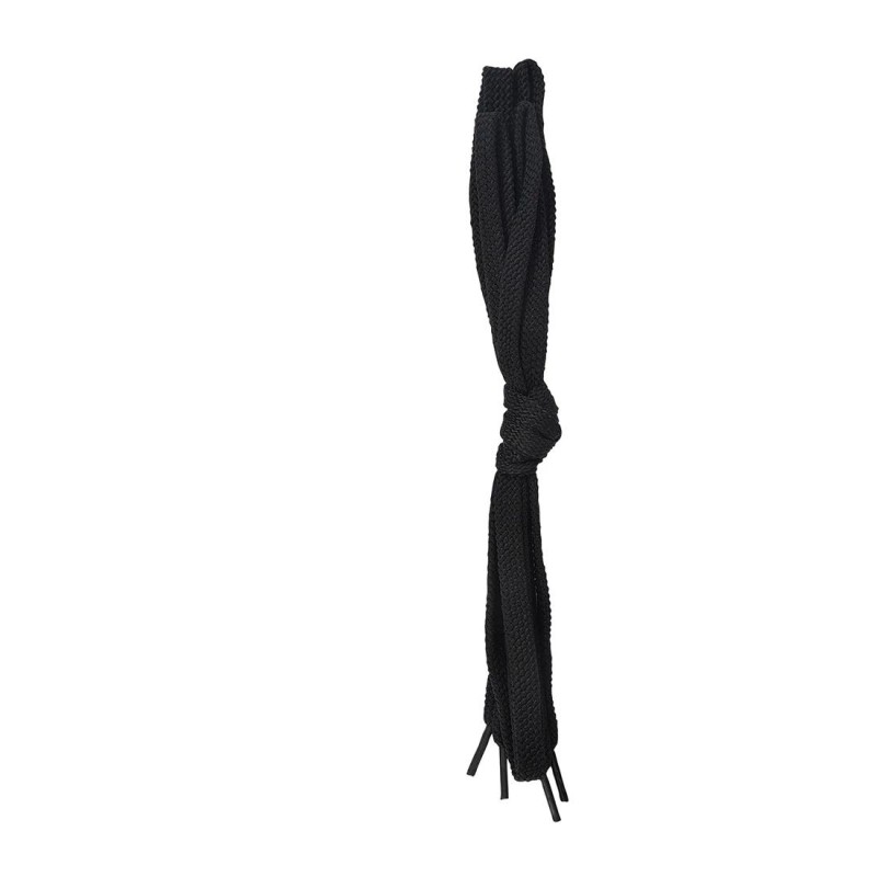 Munkavédelmi cipőhöz, cipőfűző lapos széles 150 cm 1 pár - Fekete