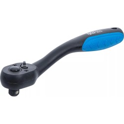 Crowa racsnis kulcs 3/8'' 72 fogú, irányváltós, műanyag bevonattal - BGS