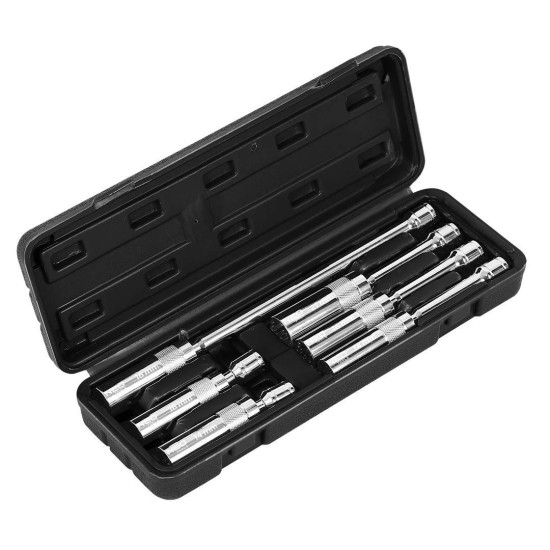 Gyertyakulcs készlet 3/8'' 6 db-os 14-16-21 mm mágneses csuklós - NEO Gyertyakulcs készlet 3/8'' 6 db-os 14-16-21 mm mágneses csuklós - NEO