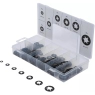 Feszítő / rögzítő alátét készlet M3-M12, 340 db - BGS