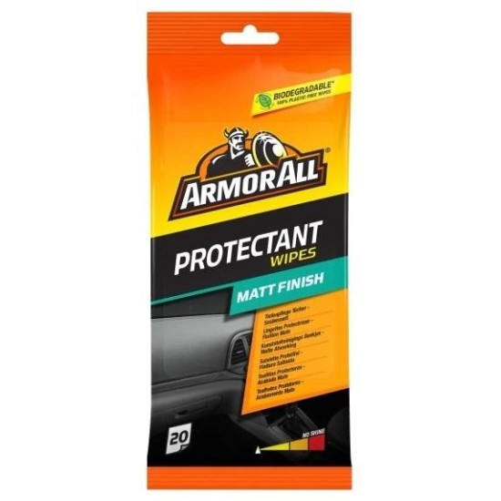 Műszerfal ápoló kendő matt hatás 20db - ArmorAll Műszerfal ápoló kendő matt hatás 20db - ArmorAll