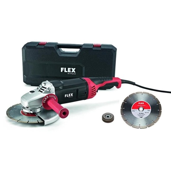 Sarokcsiszoló 230 mm 2600 W + 230 mm gyémántkorong - FLEX - (L 26-6 230 230) Sarokcsiszoló 230 mm 2600 W + 230 mm gyémántkorong - FLEX - (L 26-6 230 230)