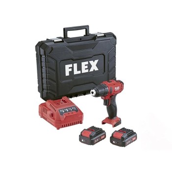 Fúró-csavarozó, akkus 12V   34 Nm 2db 2.5Ah Li-ion - FLEX (DD 2G 12-LDBC 2,5 Ah)