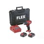 Fúró-csavarozó, akkus 12V   34 Nm 2db 2.5Ah Li-ion - FLEX (DD 2G 12-LDBC 2,5 Ah)