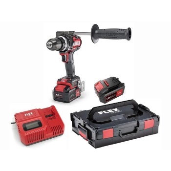 Ütvefúró-csavarbehajtó, akkus 18V  158 Nm 2x5Ah - FLEX (PD 2G 18.0 EC HD/5 Set)