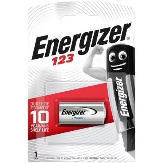 Elem 3V - CR123A fotóelem - Energizer Elem 3V - CR123A fotóelem - Energizer