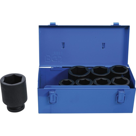 Légkulcsfej készlet 1'' 8 db-os 27-50 mm 6 lap hosszú - BGS