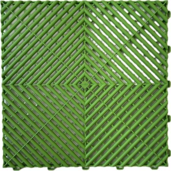 Műhelypadló - SwissDeck RibDeck Classic 33,3 x 33,3 cm - Fluor Green