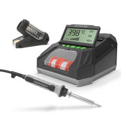 Forrasztópáka állomás  48 W 230 V-os 200-450 °C LCD kijelző - Fahrenheit Forrasztópáka állomás  48 W 230 V-os 200-450 °C LCD kijelző - Fahrenheit