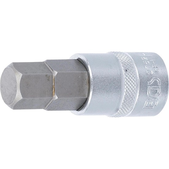 Rátűzőkulcs - crowa+bit 1/2'' imbusz 11/16'' x 70 mm - BGS