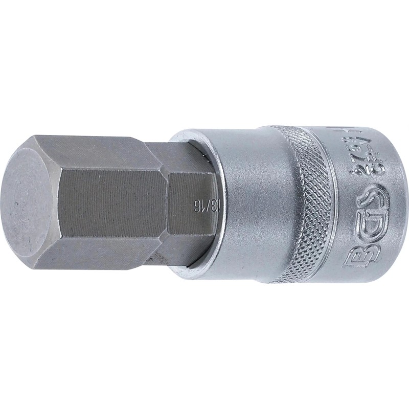 Rátűzőkulcs - crowa+bit 1/2'' imbusz 13/16'' x 70 mm - BGS