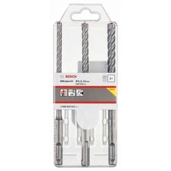 Fúrószár készlet SDS-PLUS 6/8/10 mm - Bosch (2.608.833.912)