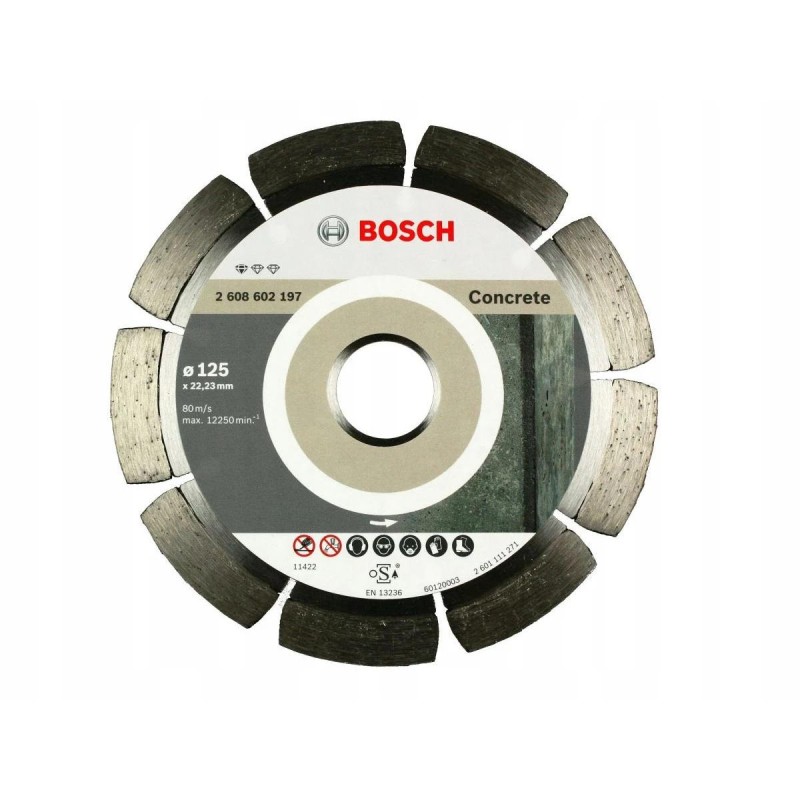 Vágókorong 125 mm Gyémánttárcsa beton - Bosch (2.608.602.197)