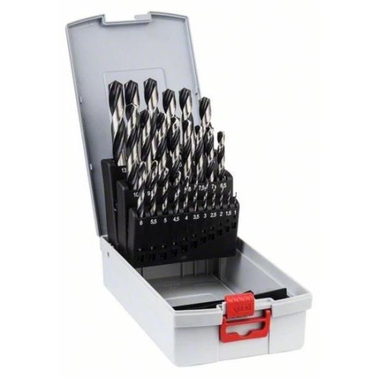 Csigafúró készlet HSS  25 db-os 1,0-13,0 mm - Bosch