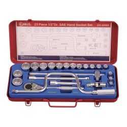 Dugókulcs készlet 1/2'' 6 lapú COLOS 5/16''-1-1/4'' 24 db-os - Genius