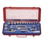 Dugókulcs készlet 1/2'' 6 lapú COLOS 5/16''-1-1/4'' 24 db-os - Genius
