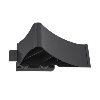 Kerék ék - támasztó ék - személygépkocsihoz műanyag + tartó fekete