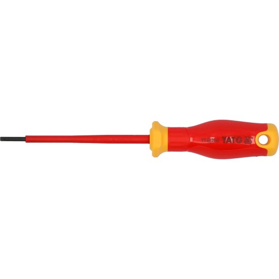 Csavarhúzó szigetelt lapos 3x100 mm VDE 1000V - Slim - Yato Csavarhúzó szigetelt lapos 3x100 mm VDE 1000V - Slim - Yato