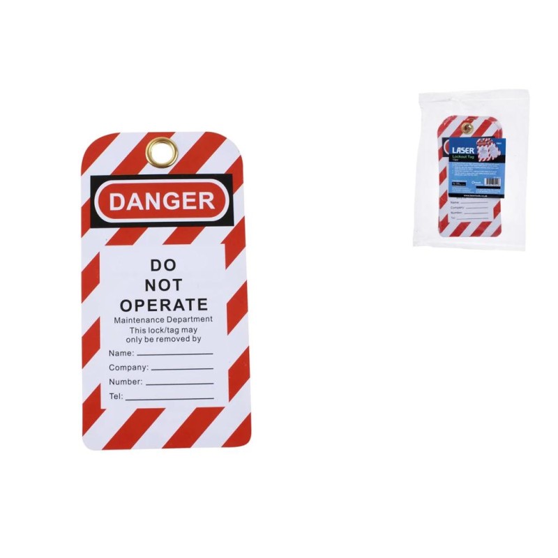 Biztonsági címke - ANGOL feliratos - Do Not Operate