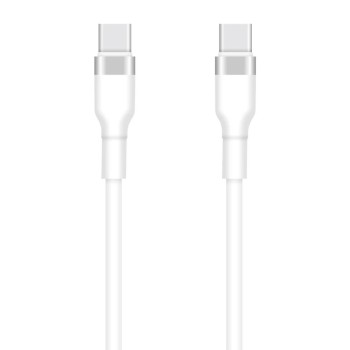 USB töltőkábel - C / C - fehér 3A - 1m - SETTY